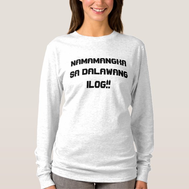 T-shirt Le Tagalog Hugot raye la chemise (Devant)