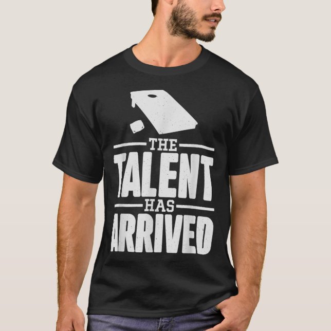 T-shirt Le Talent Est Arrivé, Drôle Cornouailles Hommes Co (Devant)