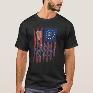T-shirt Le Talent vintage Du Drapeau Américain Retro Revie