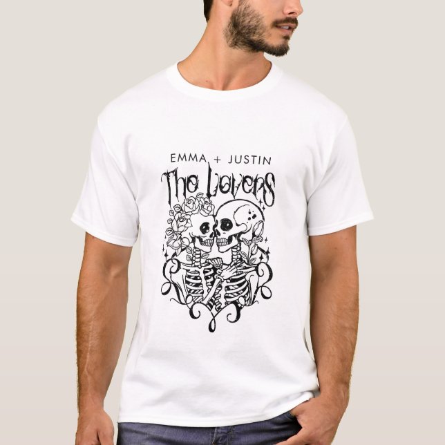 T-shirt Le Tarot Amoureux Personnalisé (Devant)