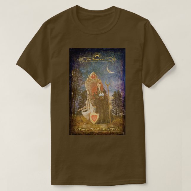 T-shirt Le Tarot de l'impératrice (Design devant)