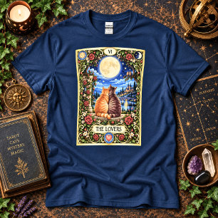 T-shirt Le Tarot du Chat des Amants - Harmonie et Connexio