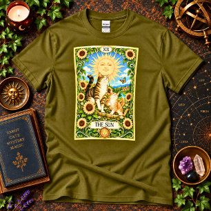 T-shirt Le Tarot du Chat Soleil - Joie et Abondance
