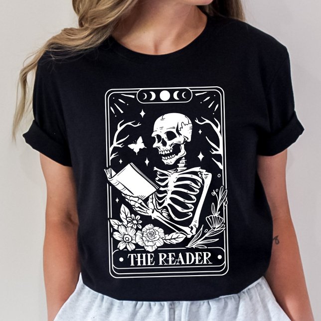 T-shirt Le Tarot Squelette Lecteur (Créateur téléchargé)