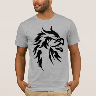 T-shirt Le tatouage tribal frais d'Eagle conçoit le