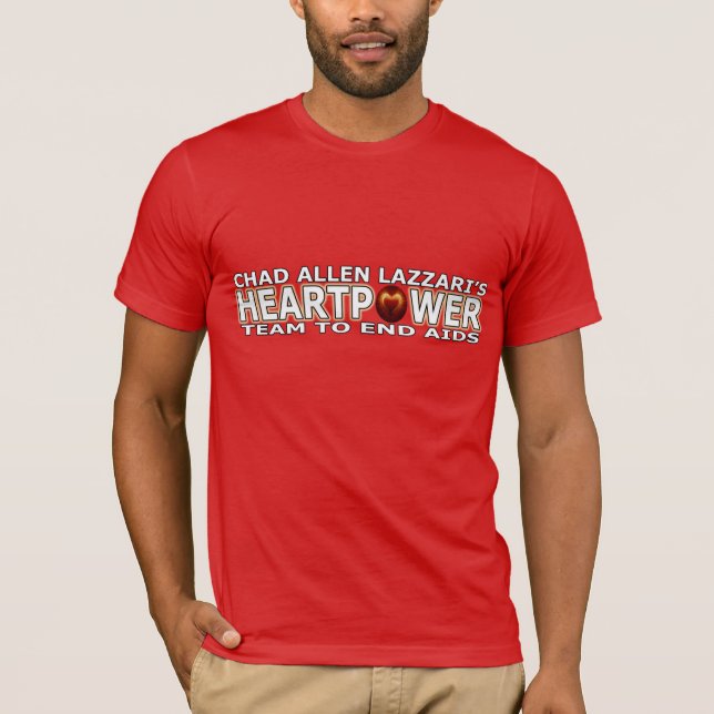 T-shirt Le Tchad Allen Lazzari Heartpower (Devant)