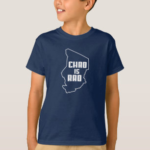 T-shirt Le Tchad est contour de rad