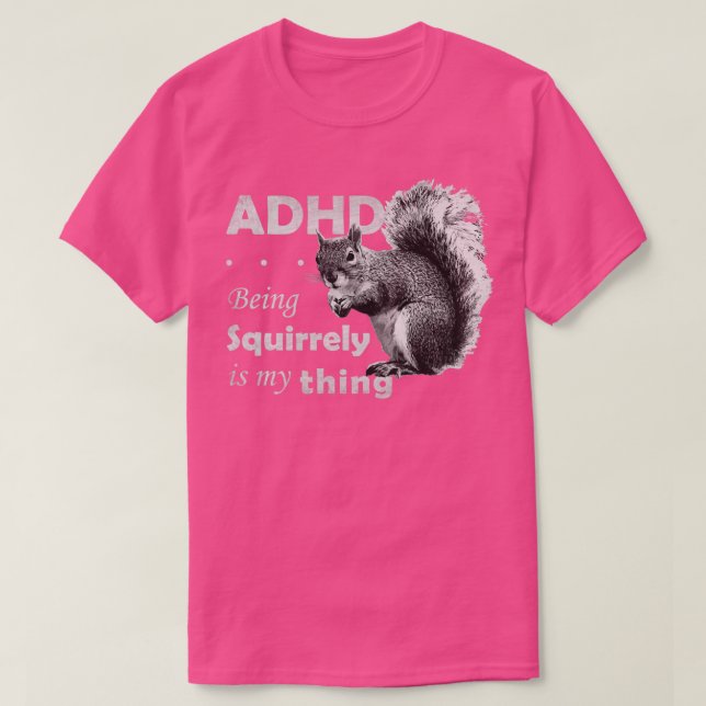 T-shirt Le TDAH est génial (Design devant)