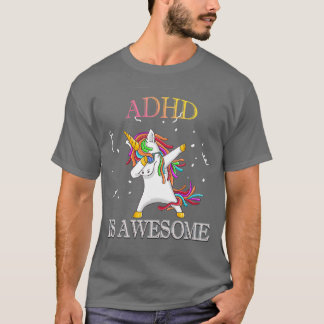 T-shirt Le TDAH est une carte Unicorne géniale
