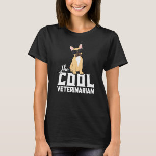 T-shirt Le Technicien Vétérinaire Vétérinaire Cool Bulldog