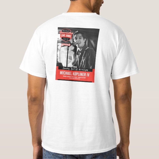 T-shirt Le Tee fondateur - Michael Kopliner IV (Dos)