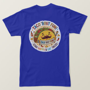 T-shirt Le Tee Graphique Fantaisiste "Nacho Average Taco"
