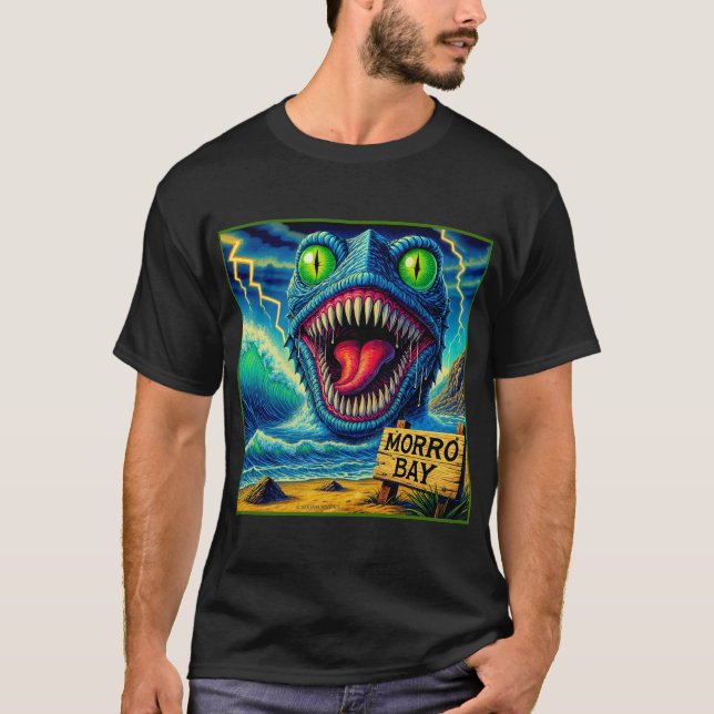 T-SHIRT "LE TEE MONSTRE DE MORRO BAY".   (Devant)