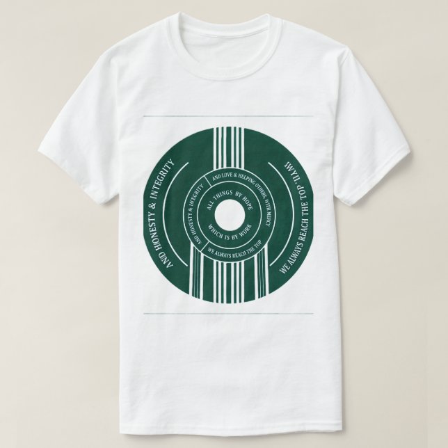 T-shirt Le Tee Orbit Stripe (Design devant)