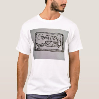 T-shirt Le tee - shirt avec des poissons conçoivent et ONT