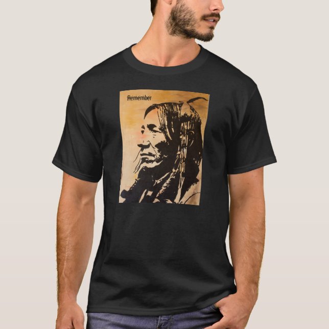 T-shirt Le tee - shirt d'ancêtre de Natif américain "se (Devant)