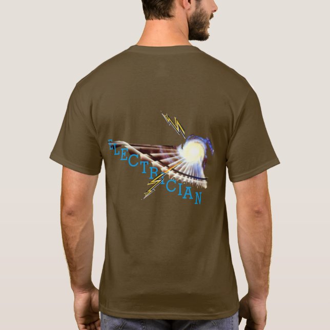 T-shirt Le tee - shirt de l'électricien (Dos)