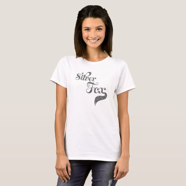 T-shirt Le tee - shirt des femmes de Fox argenté (Devant entier)