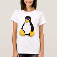 Le tee - shirt des femmes de Linux Tux