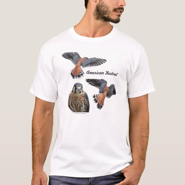 T-shirt Le tee - shirt des hommes américains de crécerelle (Devant)