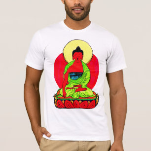 T-shirt Le tee - shirt des hommes blancs de Bouddha