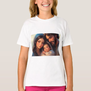 T-shirt Le tee-shirt pour fille de la Sainte Famille