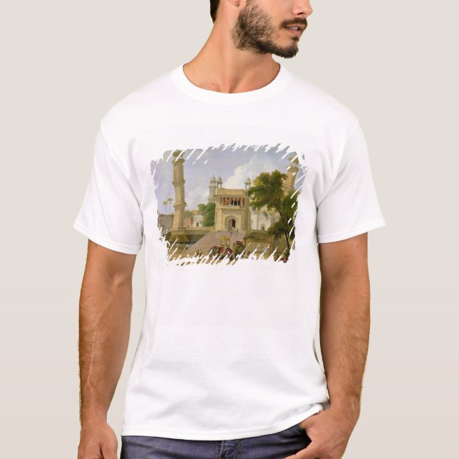 T-shirt Le temple indien, a indiqué pour être la mosquée (Devant)