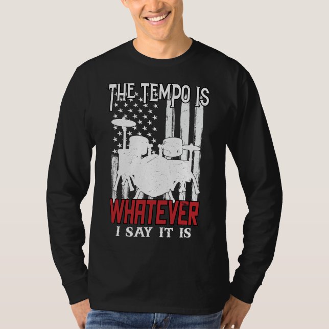 T-shirt Le Tempo Est Ce Que Je Dis C'Est (Devant)
