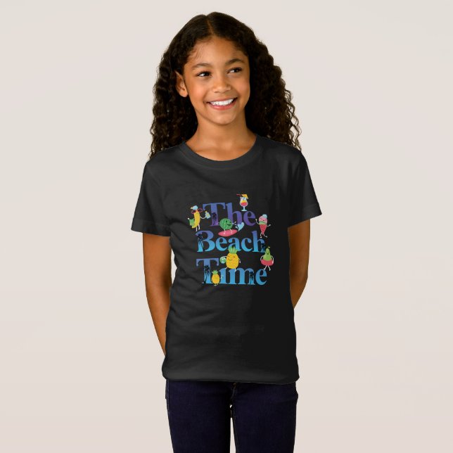 T-Shirt Le Temps De La Plage (Devant entier)