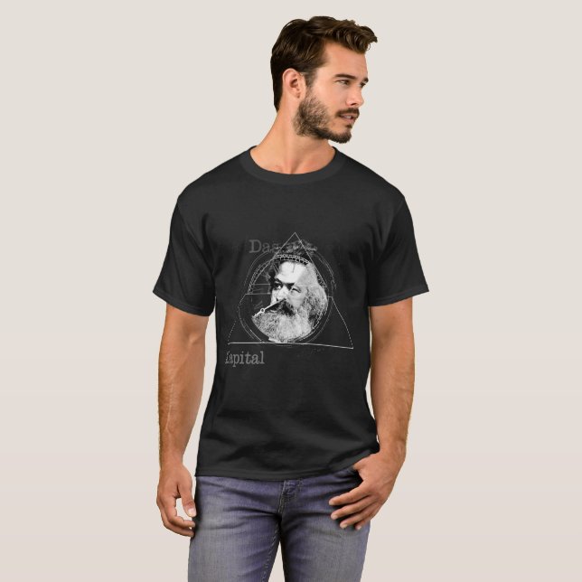 T-shirt Le temps de Marx Dark (Devant entier)