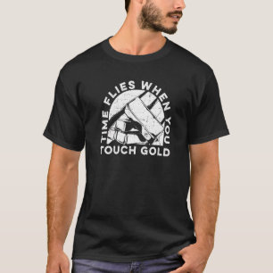 T-shirt Le Temps Des Mouches Quand Vous Touchez Gold Aurum