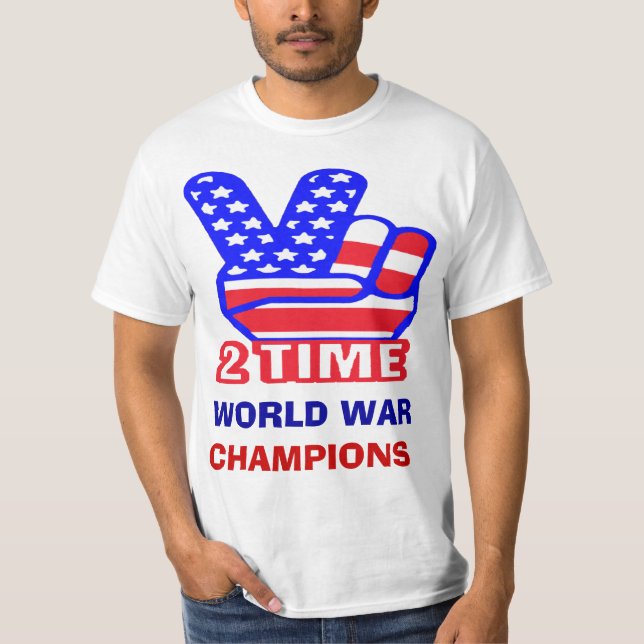 T-shirt Le temps deux de nouveau à la guerre mondiale (Devant)