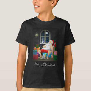 T-shirt Le temps du café de Père Noël