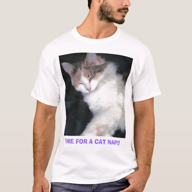 T-SHIRT LE TEMPS D'UN CHAT PAN! ! (Devant)