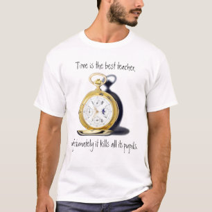 T-shirt Le temps est la meilleure montre de poche de