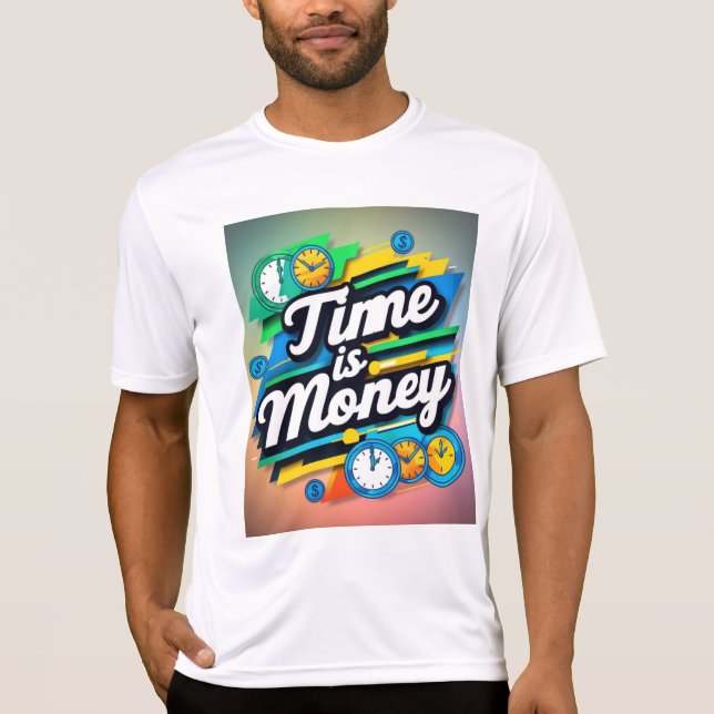 T-shirt Le temps est l'argent (Devant)