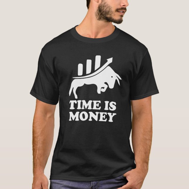 T-shirt Le temps est l'argent chemise - MENS T SHIRT Bitco (Devant)