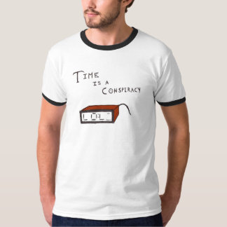 T-shirt Le temps est une conspiration (la couleur)