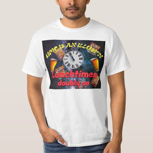 T-shirt Le Temps est une illusion (Devant)