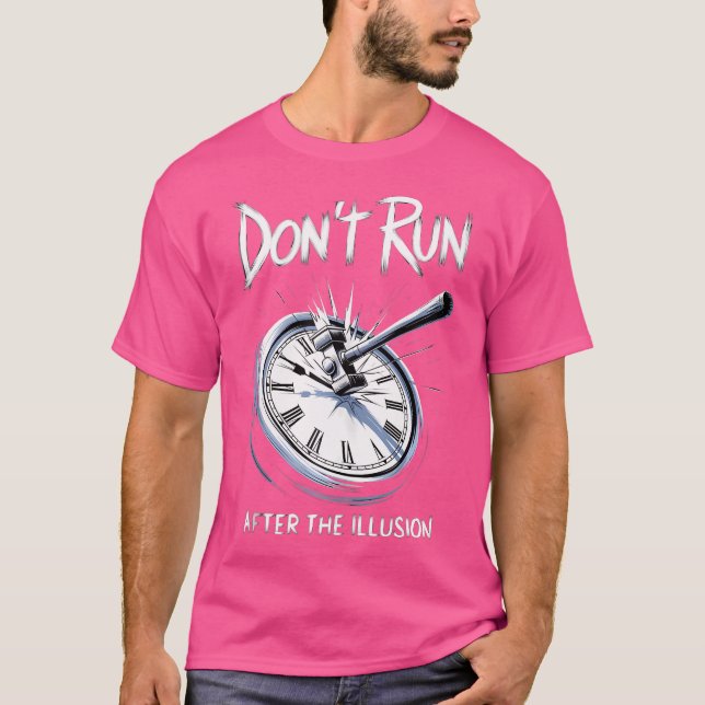 T-shirt Le temps est une illusion (Devant)