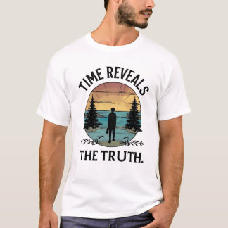 T-shirt Le temps révèle la vérité - La conception de la ré