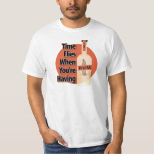 T-shirt Le temps vole quand vous prenez le RHUM