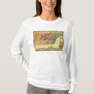 T-shirt Le Tennessee, le Mississippi, l'Alabama et la