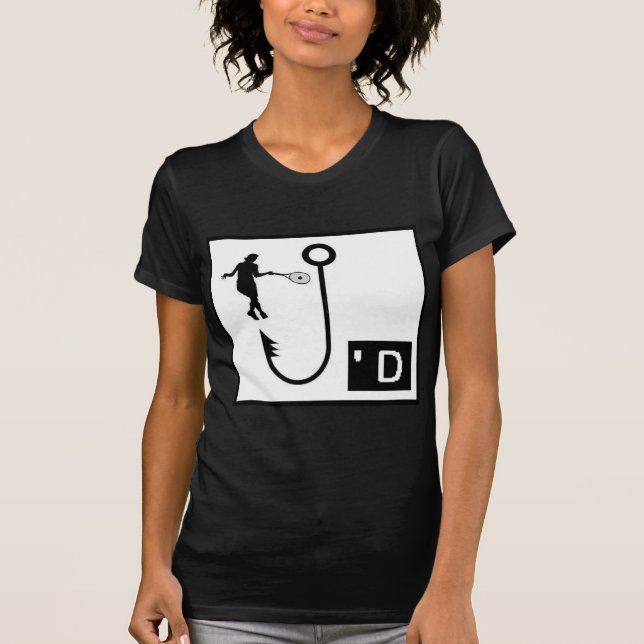 T-shirt Le tennis des femmes accroché (Devant)