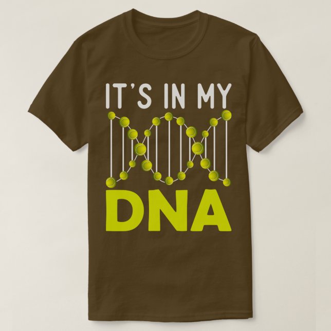 T-shirt Le tennis est dans mon ADN (Design devant)