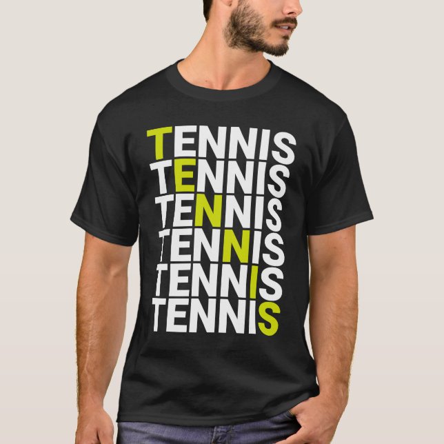 T-shirt Le tennis est le seul vrai sport (Devant)