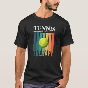 T-shirt Le Tennis Est Mon Thérapie Tennis Ball