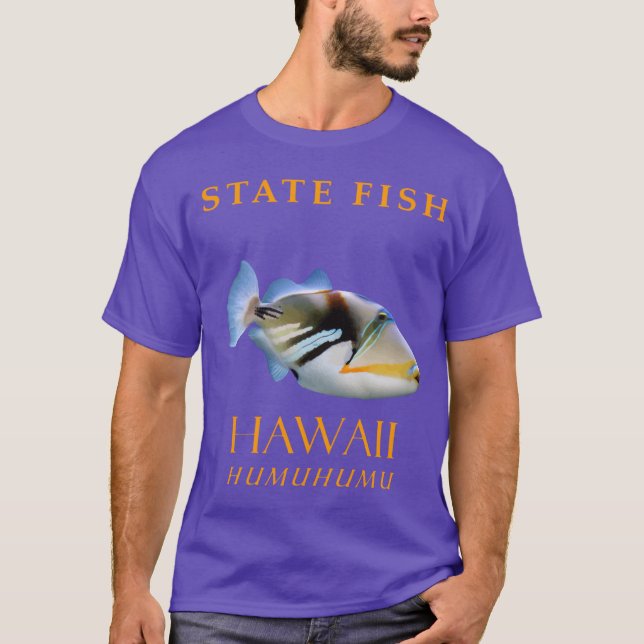 T-shirt Le Territoire d'Hawaii Poisson Le Humuhumu (Devant)