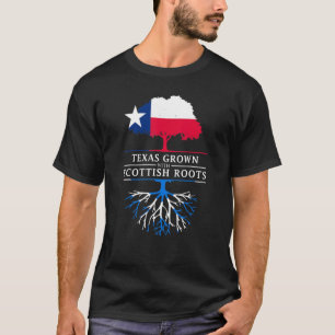 T-shirt Le Texas Cultive Avec Les Racines Écossaises Scotl