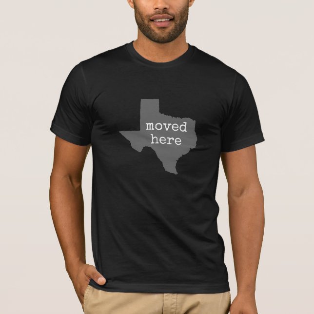 T-shirt Le Texas : déplacé ici (Devant)